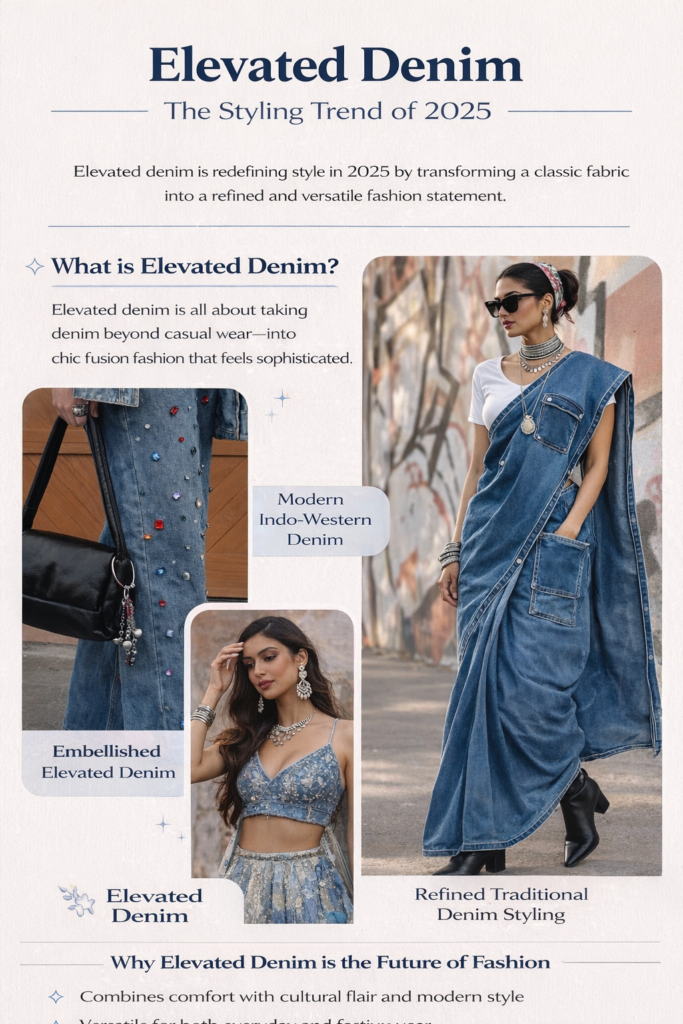 Elevated Denim styling in 2025